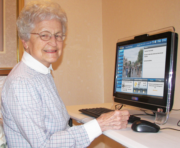 Senior Woman Smiling Telikin sm